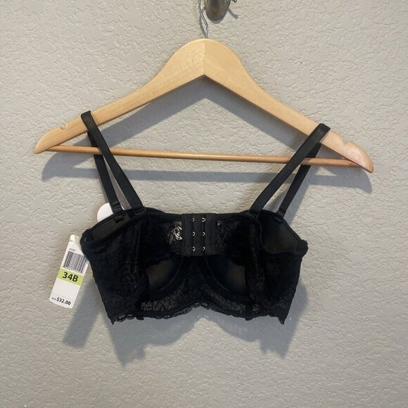 NWT Jezebel Black Lace Light Lift Bra Size 34B Convertible New - Picture 6 of 7